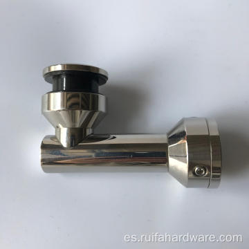 Conector de esquina de pared a vidrio para la puerta de la ducha